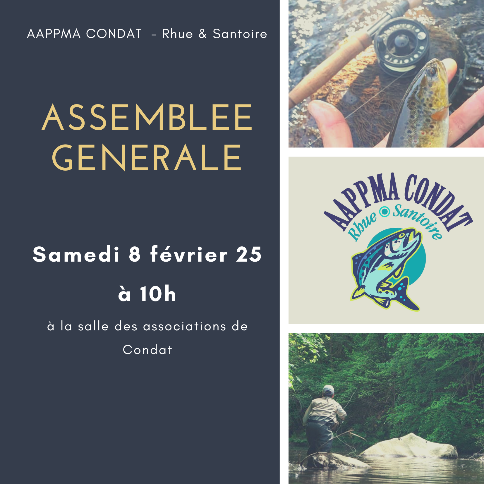 assemblée générale 2025 AAPPMA de Condat