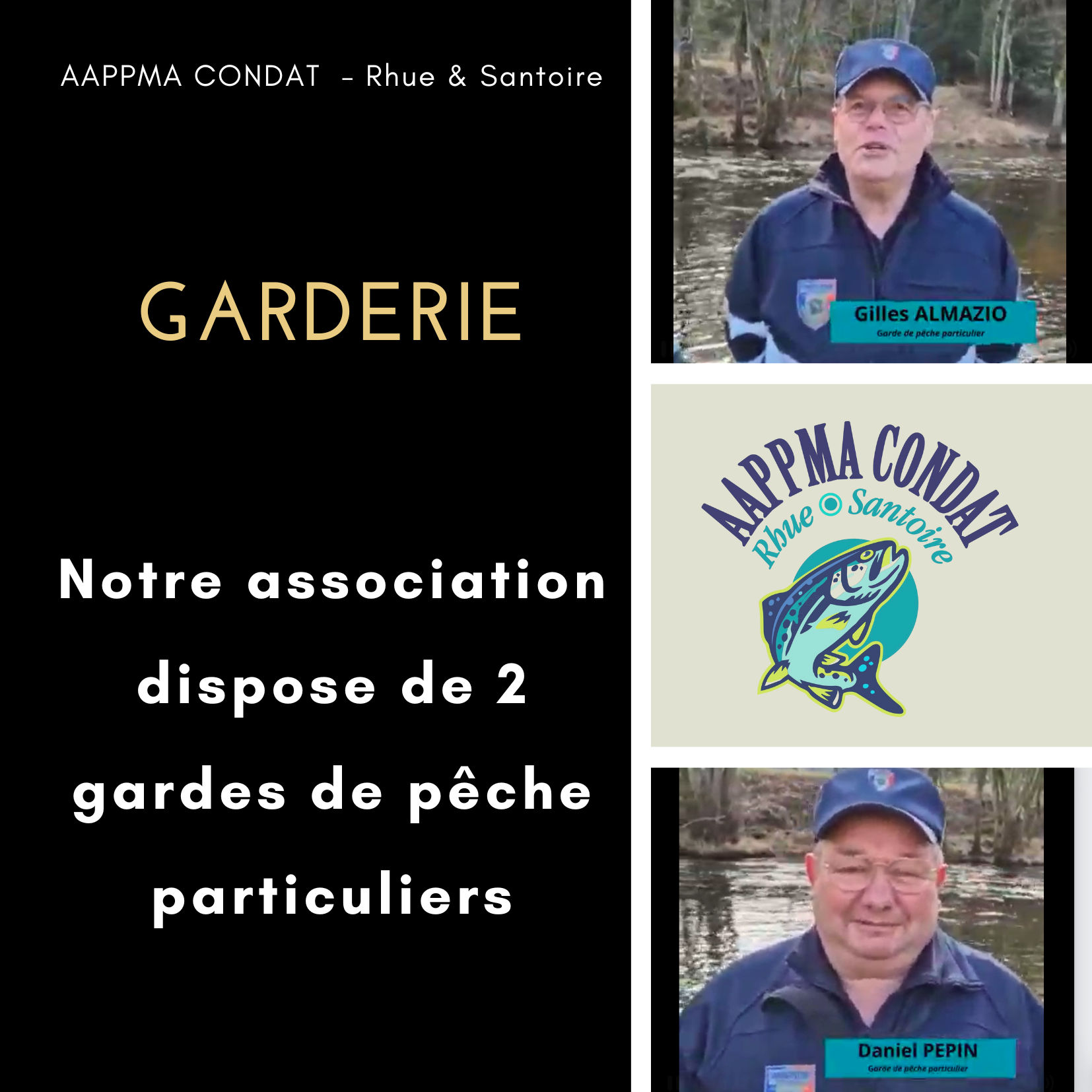 gardes de pêche particuliers chez AAPPMA de Condat AUvergne