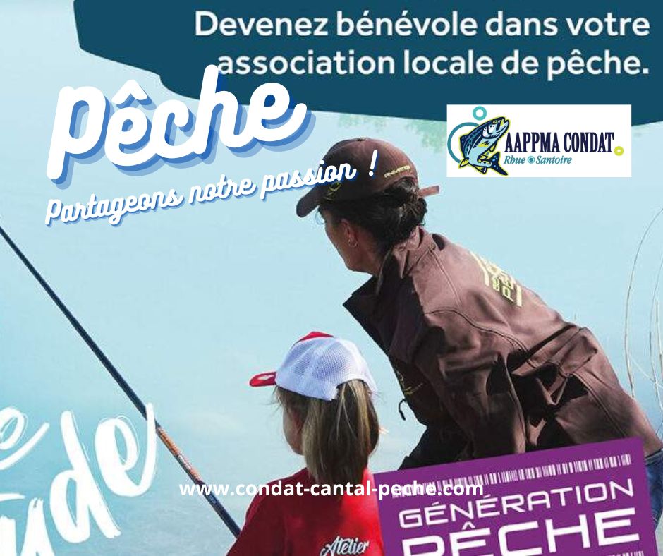 devenez bénévole au sein de notre association de pêche